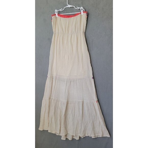 Flying Tomato Embroidered Boho Strapless Maxi Lined Dress Women’s Size S/M, GUC! - Picture 5 of 11
